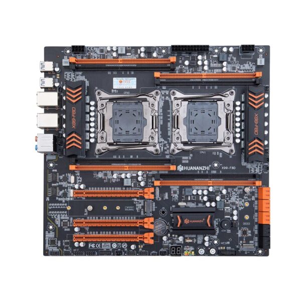 Mainboard HUANANZHI X99 DUAL-F8D (Intel LGA 2011-3/E-ATX/DDR4) - Hình ảnh 2