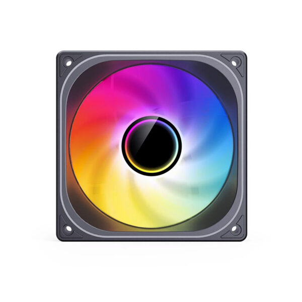 Quạt Jonsbo ZB-120B (Black - Fan Xuôi) (LED A-RGB/Không kèm Controller/Bộ 1 Quạt)