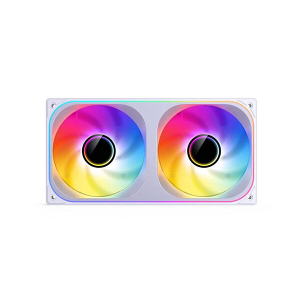 Quạt Liền Khối Jonsbo ZB-240W (White - Fan xuôi) (LED A-RGB/Không kèm Controller/Bộ 1 Quạt)