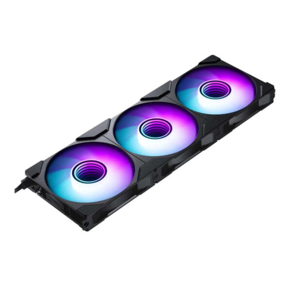 Quạt Phanteks M25 G2 120mm Reverse Black (LED D-RGB/Không kèm Controller/Bộ 3 Quạt) - Hình ảnh 2