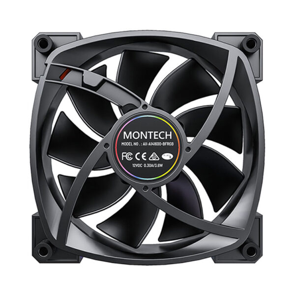 Quạt Tản Nhiệt Montech AX 140 PWM Black ( Quạt Xuôi ) - Hình ảnh 2