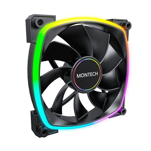 Quạt Tản Nhiệt Montech RX 140 PWM Black ( Quạt Ngược ) - Hình ảnh 3