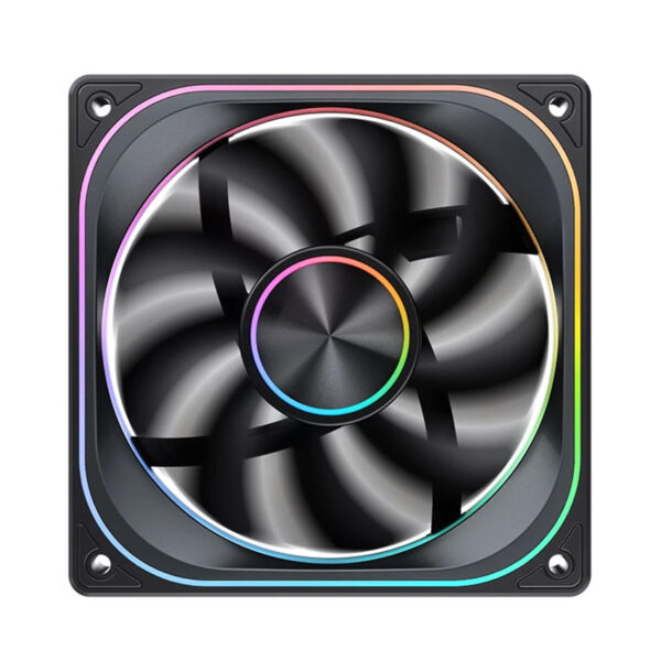 Quạt Jonsbo ZA-120BR (Black - Fan Ngược) (LED A-RGB/Không kèm Controller/Bộ 1 Quạt)