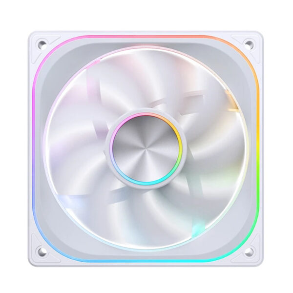 Quạt Jonsbo ZA-120W (White - Fan xuôi) (LED A-RGB/Không kèm Controller/Bộ 1 Quạt)