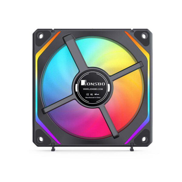Quạt Jonsbo ZL-120B(3 IN 1) (Black) (LED A-RGB/Không kèm Controller/Bộ 3 Quạt) - Hình ảnh 3
