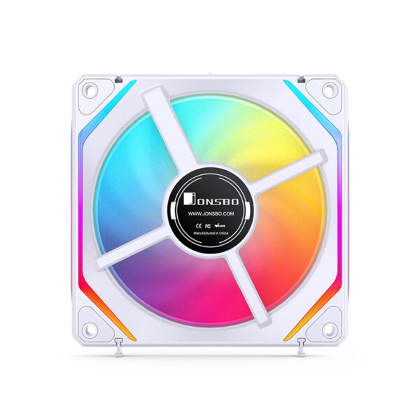 Quạt Jonsbo ZL-120W(3 IN 1) (White) (LED A-RGB/Không kèm Controller/Bộ 3 Quạt) - Hình ảnh 2