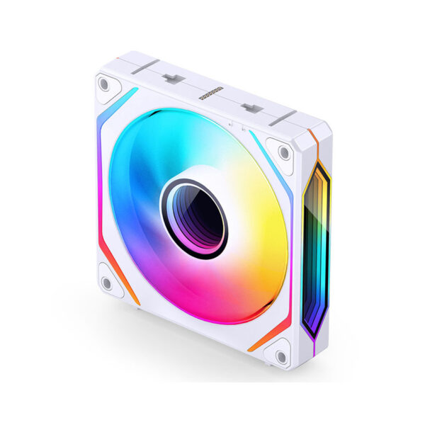 Quạt Jonsbo ZL-120W(3 IN 1) (White) (LED A-RGB/Không kèm Controller/Bộ 3 Quạt) - Hình ảnh 3