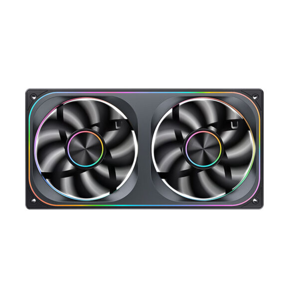 Quạt Liền Khối Jonsbo ZA-240B (Black - Fan xuôi) (LED A-RGB/Không kèm Controller/Bộ 1 Quạt)