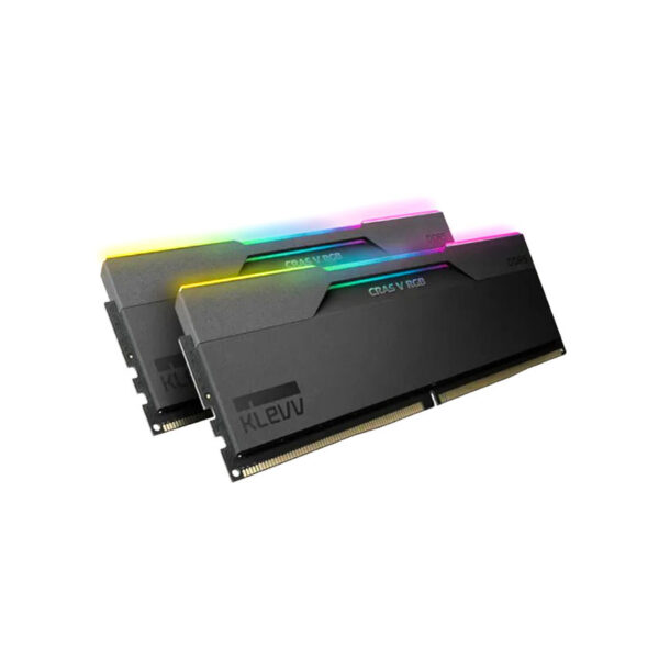 Ram Klevv 2x16 DDR5 6000 CRAS V RGB (AMD EXPO + Intel XMP 3.0) CL30 Black - Hình ảnh 2