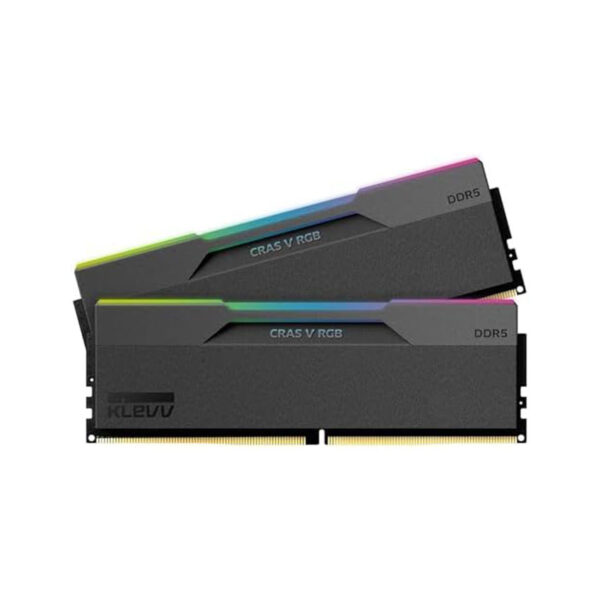 Ram Klevv 2x16 DDR5 6000 CRAS V RGB (AMD EXPO + Intel XMP 3.0) CL30 Black - Hình ảnh 3