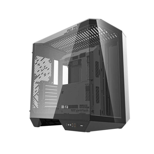 Vỏ Case DarkFlash DY470 (Mid Tower/Màu Đen)/Không Kèm Quạt)
