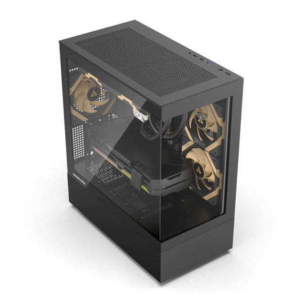 Vỏ Case GOLDEN FIELD MTX240 (Mid-Tower/Màu Đen)/Không Kèm Quạt) - Hình ảnh 3