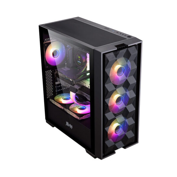 Vỏ Case GOLDEN FIELD Magic-B (Mid-Tower/Màu Đen)/Không Kèm Quạt)