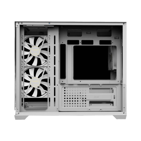 Vỏ Case Gamdias AURA GC10M ARGB WH (Micro Tower/Màu Trắng)/Không Kèm Quạt) - Hình ảnh 3