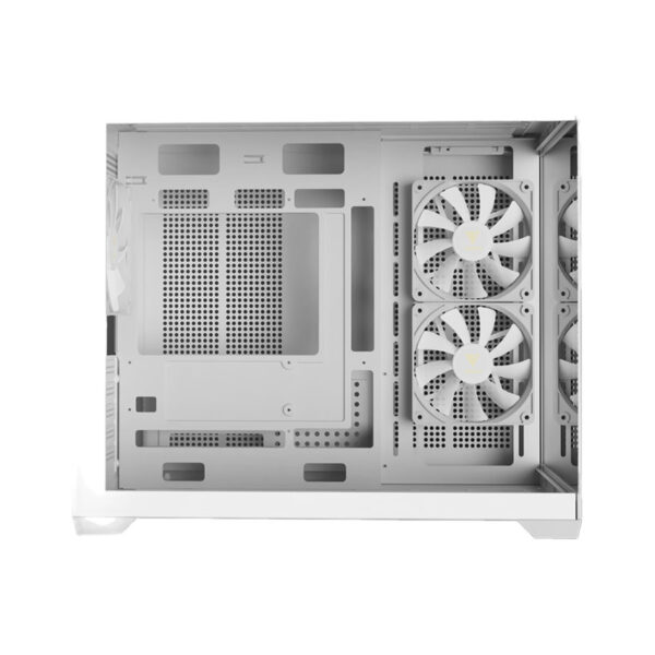 Vỏ Case Gamdias AURA GC10M ARGB WH (Micro Tower/Màu Trắng)/Không Kèm Quạt) - Hình ảnh 4