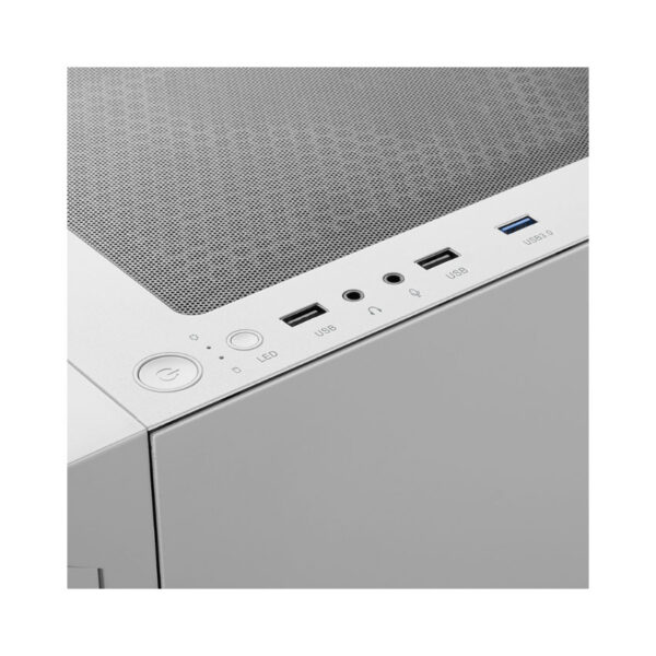 Vỏ Case Gamdias TALOS M3 MESH WHITE (MID Tower/Màu Trắng)/Kèm 3 Quạt ARGB) - Hình ảnh 5