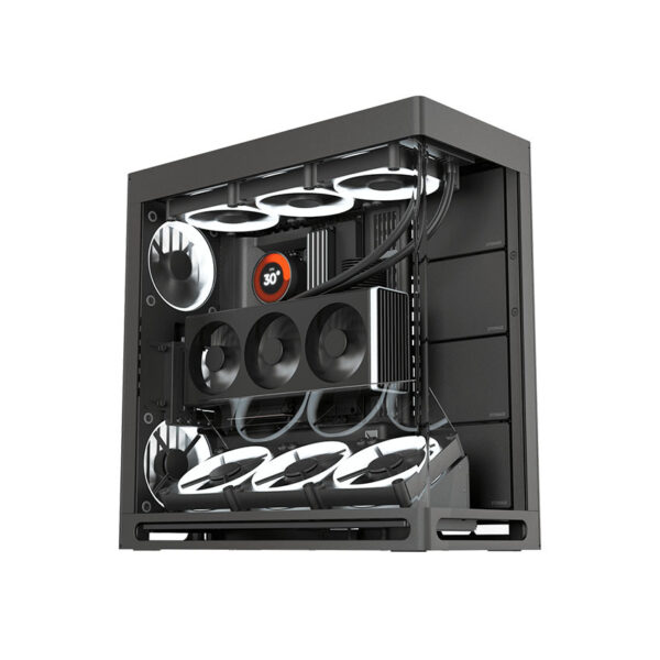 Vỏ Case HAVN HS 420 VGPU (Mid Tower/Màu Đen)/Không Kèm Quạt)
