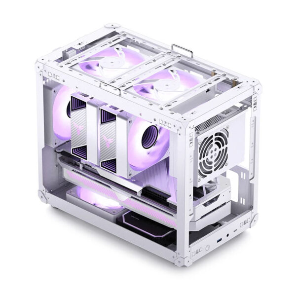 Vỏ Case Jonsbo C6 MAX (Mini Tower/Màu Trắng)/Không Kèm Quạt) - Hình ảnh 3