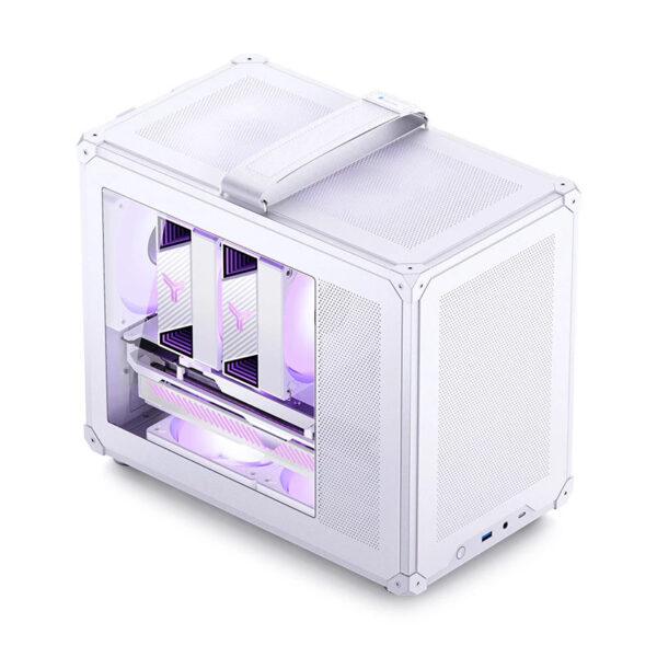Vỏ Case Jonsbo C6 MAX (Mini Tower/Màu Trắng)/Không Kèm Quạt)