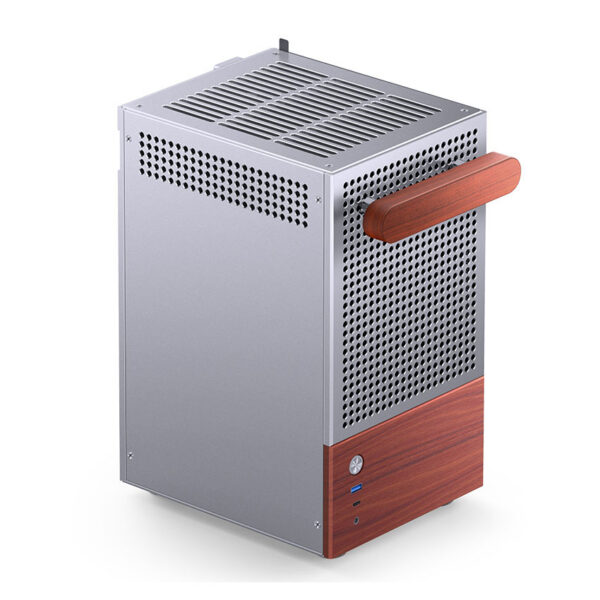 Vỏ Case Jonsbo T6 (Mini Tower/Màu Bạc)/Không Kèm Quạt)