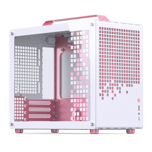 Vỏ Case Jonsbo Z20 (Mid Tower/Màu Trắng Hồng)/Không Kèm Quạt) - Hình ảnh 2