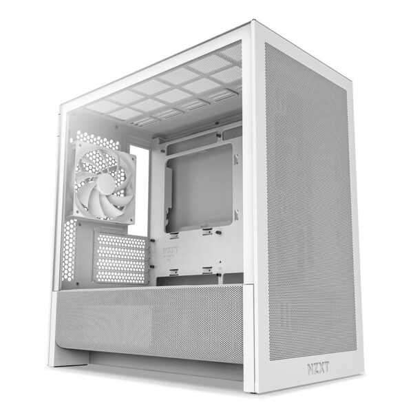 Vỏ Case NZXT H3 Flow (CC-H31FB-01) (micro-ATX/Màu Trắng)/Kèm 1 Quạt F120Q)