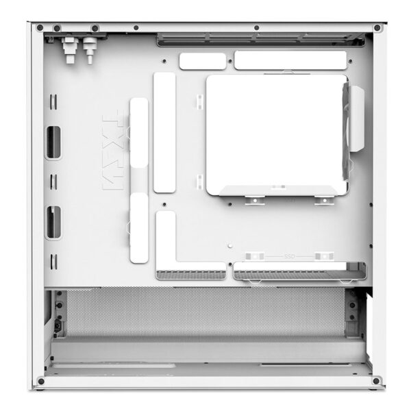 Vỏ Case NZXT H3 Flow (CC-H31FB-01) (micro-ATX/Màu Trắng)/Kèm 1 Quạt F120Q) - Hình ảnh 2