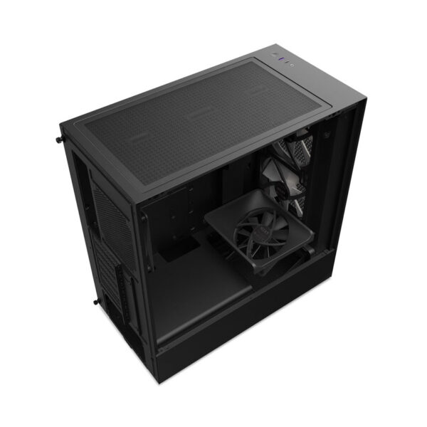 Vỏ Case NZXT H5 FLOW RGB (Mid-Tower/Màu Đen)/Kèm 2 Quạt F360 RGB + F120Q)