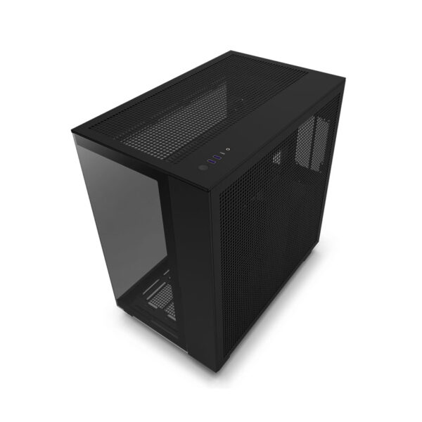 Vỏ Case NZXT H9 Flow RGB+ 2025 (CM-H92FB-P1) (Mid-Tower/Màu Đen)/Kèm 3 Quạt (F420 RGB Core x 2 + F120 RGB Core) - Hình ảnh 4