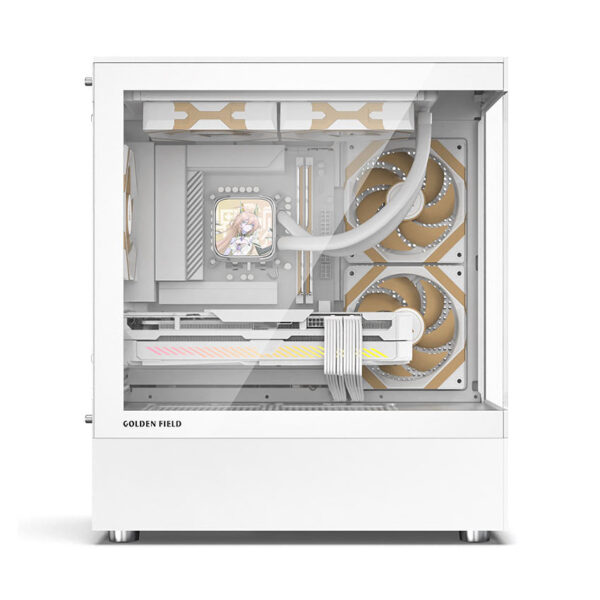 Vỏ Máy Tính Golden Field HIFI MTX240 White - Hình ảnh 4