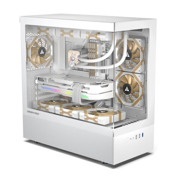 Vỏ Máy Tính Golden Field HIFI MTX360 White